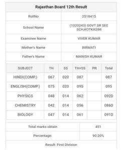 अंकतालिका 