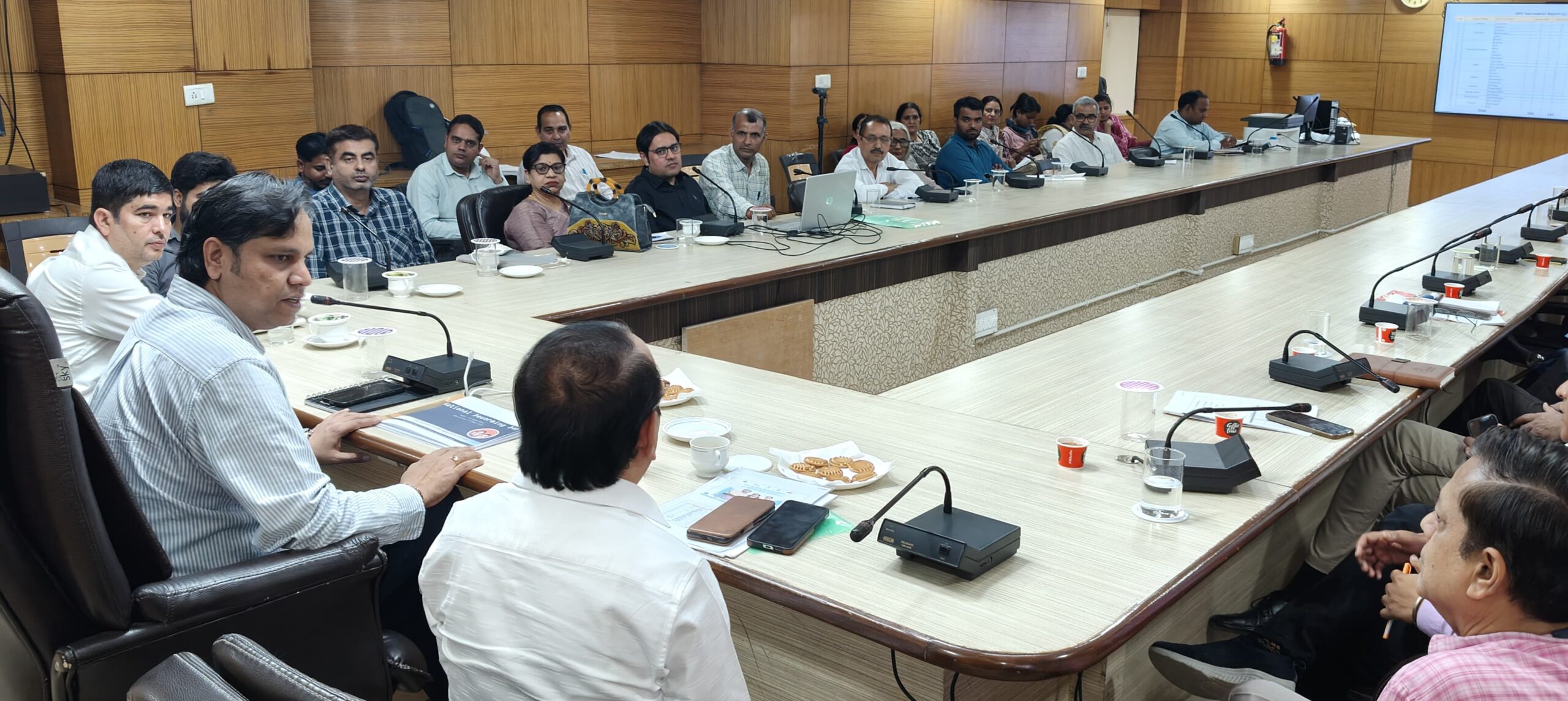 नारनौल में HPV टीकाकरण अभियान