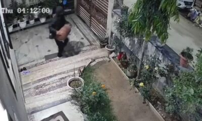 कोटपूतली की गढ़ कॉलोनी में CCTV में कैद चोर