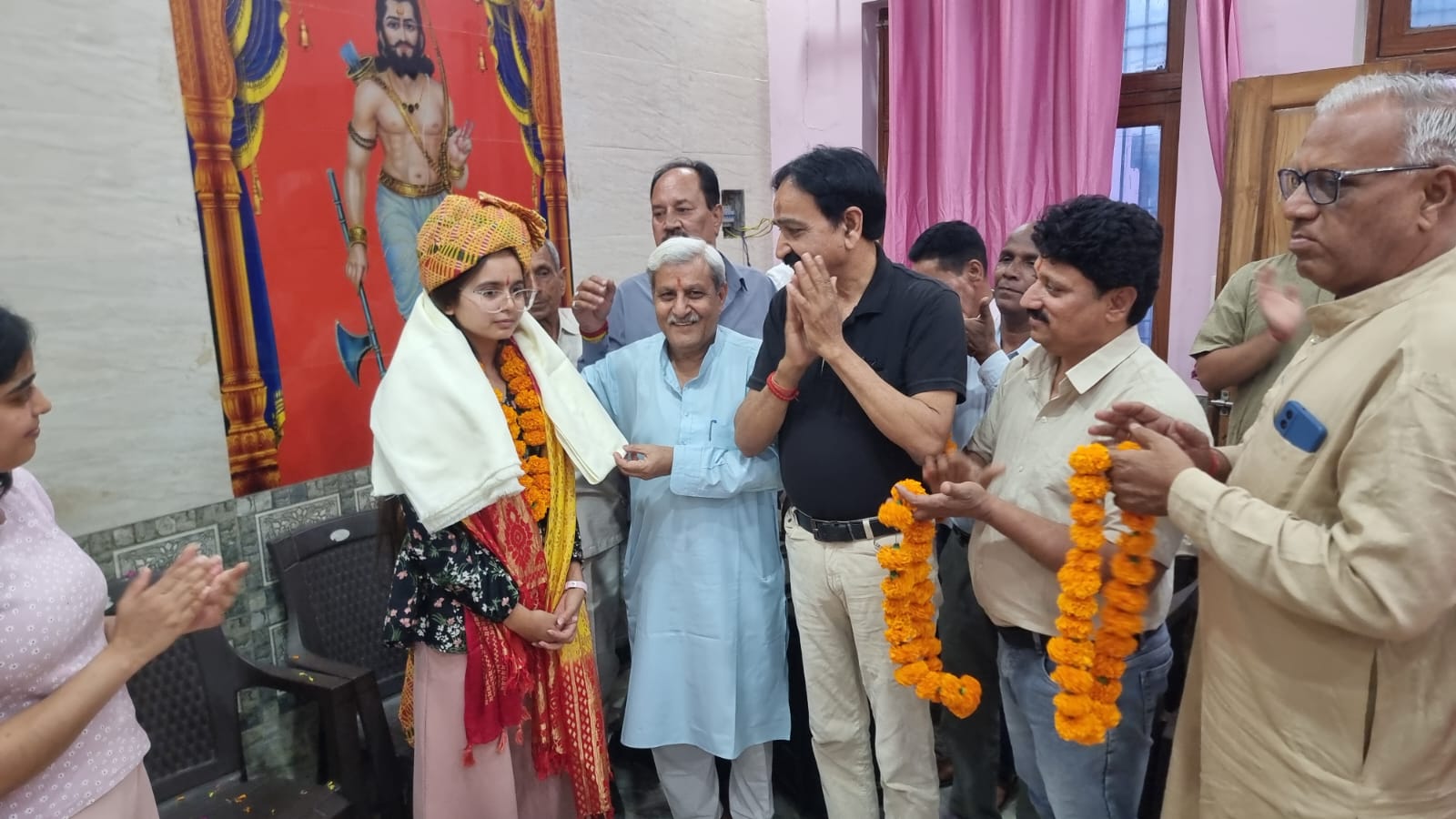 महेंद्रगढ़ की हिमांशी ने CGL में 536वीं रैंक हासिल कर ASO बनीं, भव्य सम्मान समारोह आयोजित