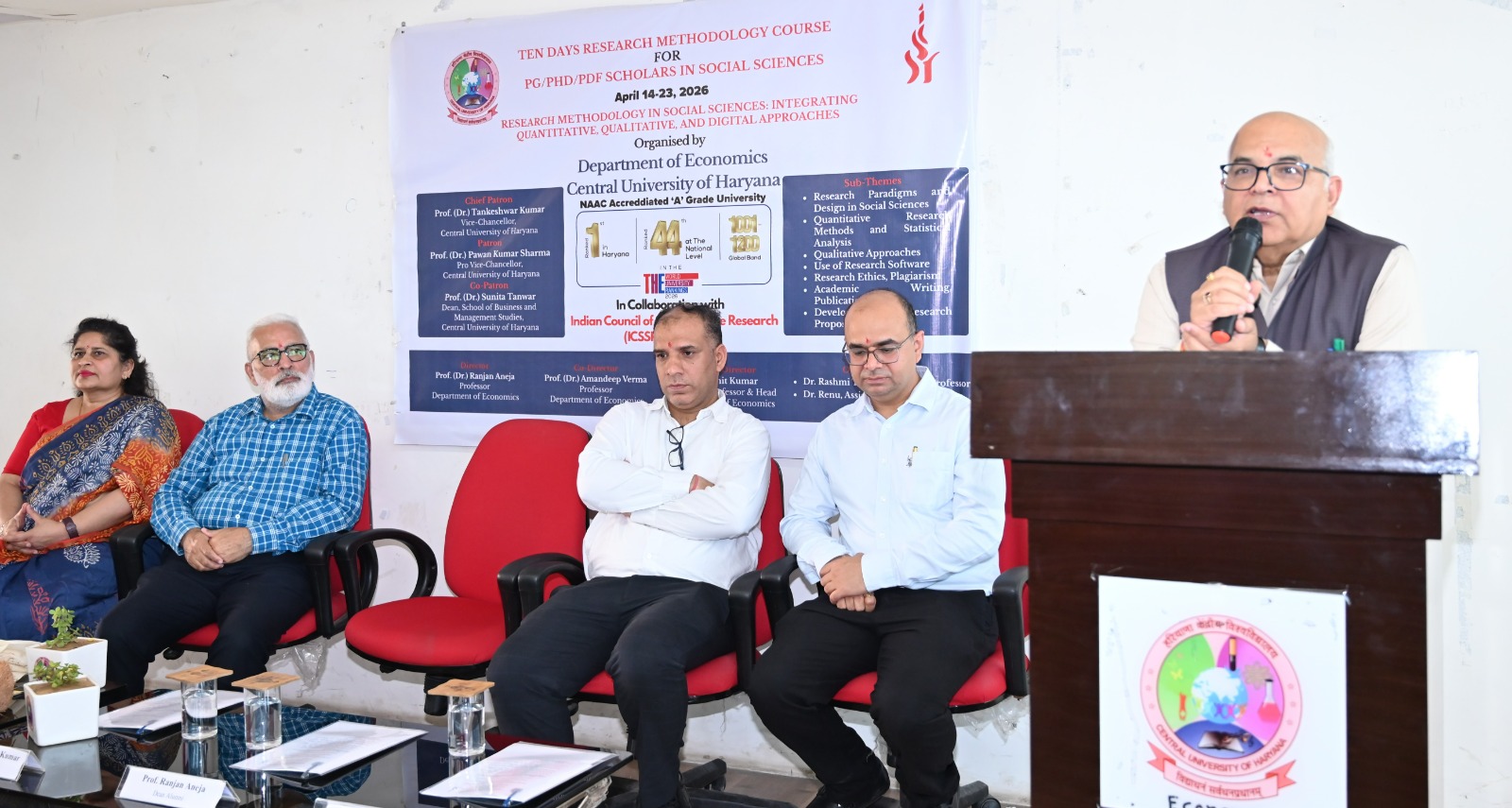 सामाजिक विज्ञान शोधार्थियों के लिए आयोजित कार्यक्रम में विशेषज्ञों ने दिए महत्वपूर्ण विचार