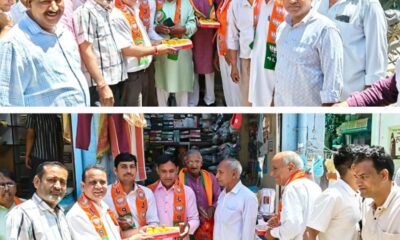 बिहार में ओबीसी मुख्यमंत्री पर नारनौल में जश्न, पुल बाजार में लड्डू बांटे