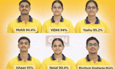 CLC नारनौल के छात्रों का शानदार प्रदर्शन, 95.2% तक अंक और 90%+ छात्रों की दमदार सफलता।